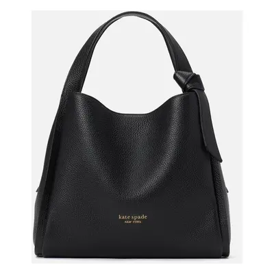 Kate Spade New York Women's Knott Pebbled Medium Cross Body Tote Bag - Black