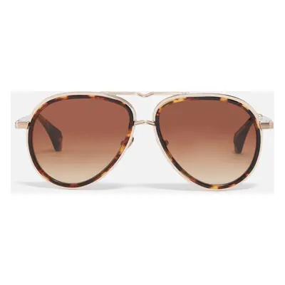 Vivienne Westwood Cale Metal Aviator Sunglasses