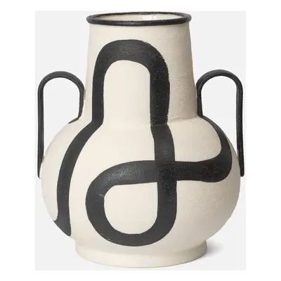 Ferm Living Trace Vase - Off-white