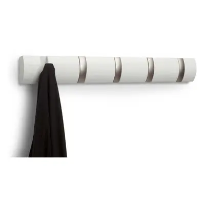 Umbra Flip 5 Coat Hooks - White