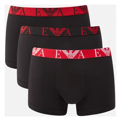 Emporio Armani Bodywear Cotton-Jersey Three-Pack Boxer Trunks