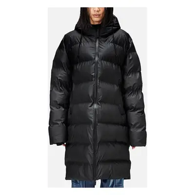 Rains Alta Long Coated-Shell Puffer Jacket