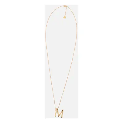 Astrid & Miyu Initial Pavé 18K Gold-Plated Necklace