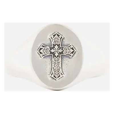 Serge DeNimes Gothic Cross 925 Sterling Silver Ring