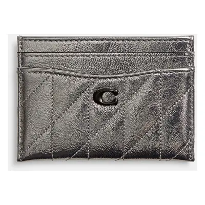 Coach Metallic Leather Essential Card Case