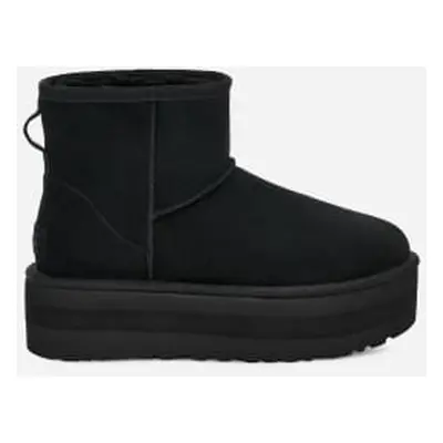 Botte UGG Classic Mini à plateforme pour femme | UGG UE in Black, Taille 38, Daim