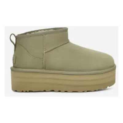 Botte UGG Classic Ultra Mini à plateforme pour femme | UGG UE in Shaded Clover, Taille 43, Daim