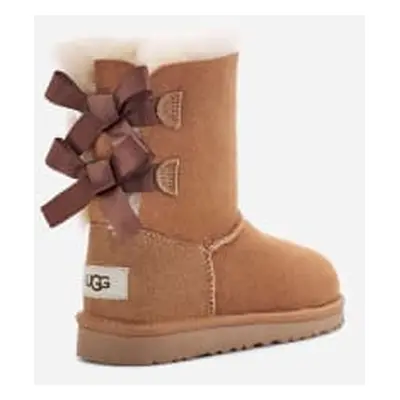 Botte UGG Bailey Bow II pour enfant | UGG UE in Brown, Taille 32.5, Cuir