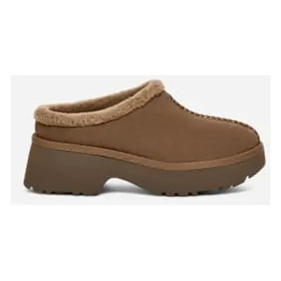 UGG Sabot New Heights Cozy pour Femme in Hickory, Taille 43, Daim