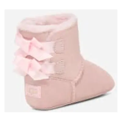 UGG Bottine Bailey Bow pour Grand Enfant in Pink, Taille 16, Daim