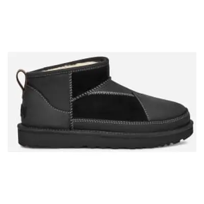 UGG Botte Classic Ultra Mini ReImagined pour Femme in Black/Black Multi, Taille 36, Daim