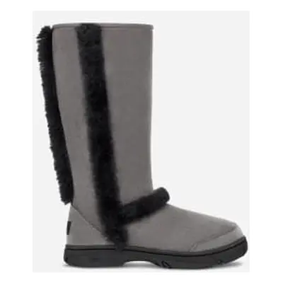 UGG Botte Sunburst Tall in Grey/Black, Taille 36, Cuir