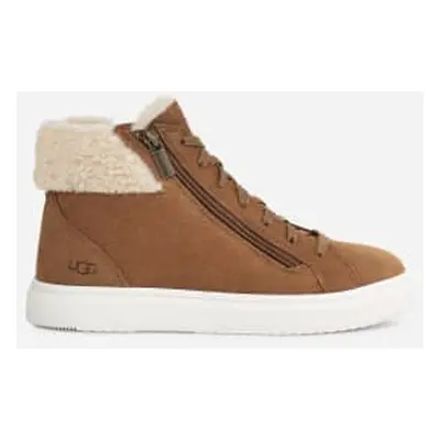 UGG Basket mi-haute zippée Alameda pour Femme in Brown, Taille 43, Cuir