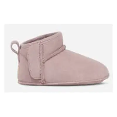 UGG Bottine Classic Ultra Mini pour Grand Enfant in Pale Smoke, Taille 16, Daim