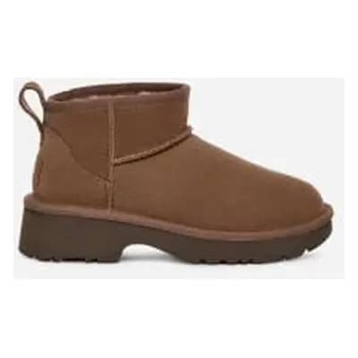 UGG Botte Classic Ultra Mini New Heights in Hickory, Taille 36, Daim