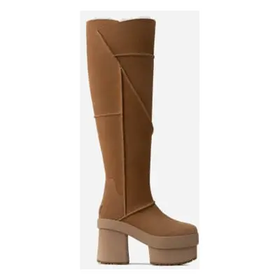 UGG Botte New Heights Platform Xtra in Brown, Taille 37, Daim