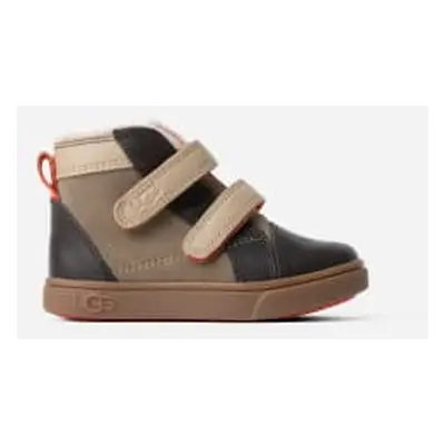 Basket UGG Rennon II pour enfant | UGG UE in Antilope/Mustard Seed/Warm Red, Taille 22.5, Cuir