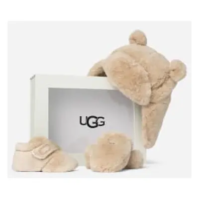 UGG Ensemble chapeau et mitaines Bixbee pour Grand Enfant in Blond, Taille 20.5, Textile