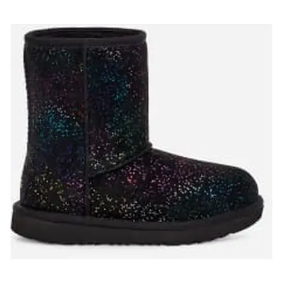 UGG Botte Classic II Shimmer Sky in Black/Rainbow Metallic, Taille 33.5, Daim