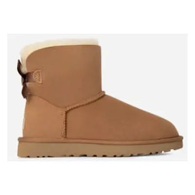 Botte UGG Mini Bailey Bow II pour femme | UGG UE in Brown, Taille 36, Daim