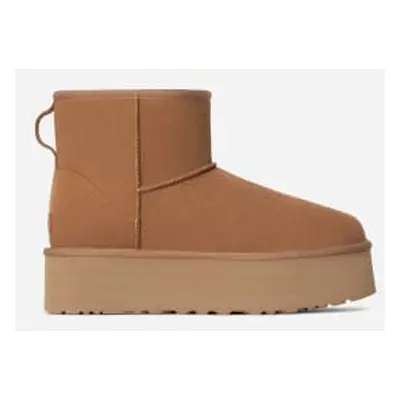 Botte UGG Classic Mini à plateforme pour femme | UGG UE in Brown, Taille 38, Daim