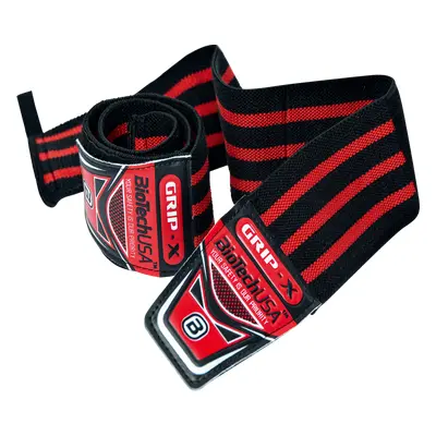 BioTech USA Bedford Wrist Bandage cm - paire noir et rouge