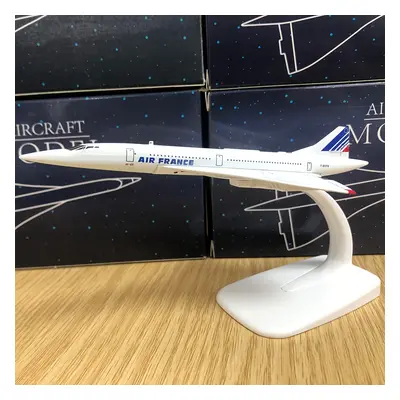 Maquette d'avion en alliage de titane Air France Concorde supersonique à l'échelle 1:400 - Alime