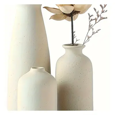 TEMU Ensemble de Vases en Céramique Bohème dans des Teintes - Mate, Cylindrique pour une Décorat