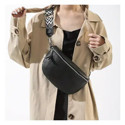 TEMU Sac Bandoulière Pour Femme, Sac Banane En Cuir PU, Pochette D'épaule Décontractée Avec Sang