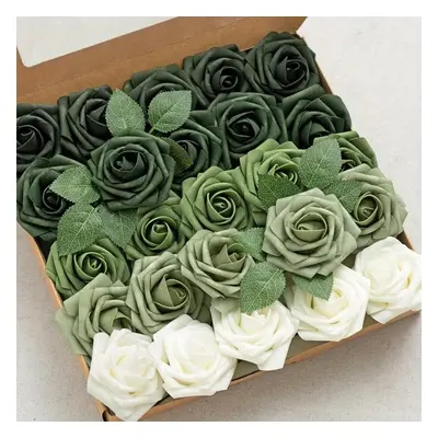 TEMU 25pcs Fleurs Artificielles Forêt Fausses Tiges DIY Bouquets De Nuptiale Centres De Table Ar