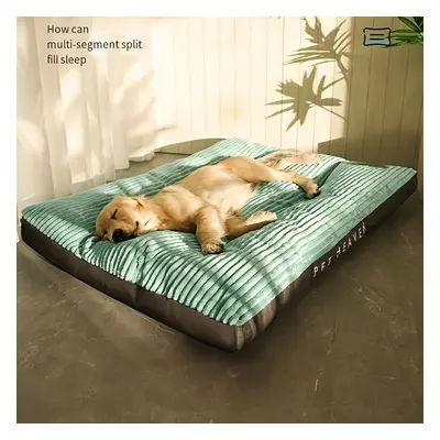 TEMU Tapis de Lit pour Chien en Peluche Extra-Large - Antidérapant, Lavable, Coussin de Couchage