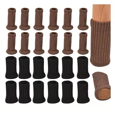 TEMU chaussettes de protection pour pieds de chaise en feutre, patins protecteurs de sol tricoté