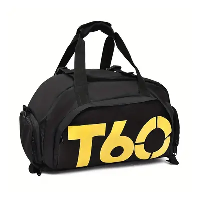 TEMU TT060 Grande Sac de Sport Étanche - Sac à Dos de Fitness & Voyage en Nylon avec Fermeture É