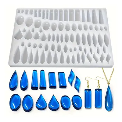 TEMU 1pc Moule en Silicone pour Boucles d'Oreilles avec Paires, Moule en Résine UV en de Rectang