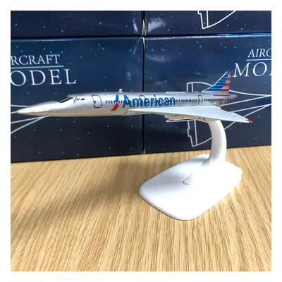 Maquette d'avion supersonique Concorde à l'échelle 1:400 - Fonctionnement manuel par poussée, al