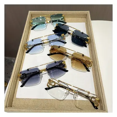 [Meilleur Classement] Paires de Lunettes Décoratives Hommes Léopard en de Zinc Métallique, Combi