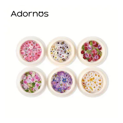 [Meilleur Classement] 6pcs de Pâtes de Fleurs en Pâte de Mélangée Résine Époxy - , & Vétiver - R