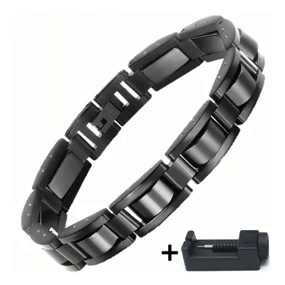 Bracelet Pour Homme En Acier , Et Élégant, Cadeau De Noël