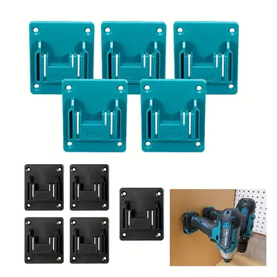 TEMU Support d'Outils en ABS 5pcs pour Makita/Bosch 18V - Étagère de Rangement Murale avec Fente