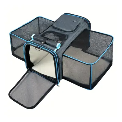 Sac De Transport Extensible Pour Voyager En Avion, Sac Portable Et Confortable Pour Chats Et Pet