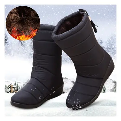 TEMU Bottes de légères, imperméables, thermiques et confortables l'hiver, des franges et une sem