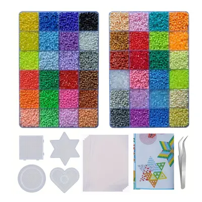 TEMU Kit de Fusibles de 2.6mm en Couleurs pour Puzzle 3D, Perles à Repasser pour Artisanat , Déc