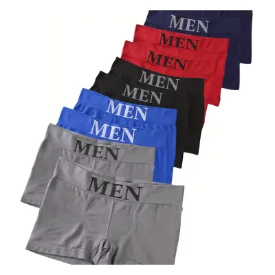 Mélange de couleurs pièces Slips pour hommes Boxers pour hommes Sports Sous-vêtements sans coutu