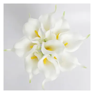 TEMU Bouquet de Callas Réalistes - Fleurs Artificielles au pour , Fêtes & Décoration Maison - En