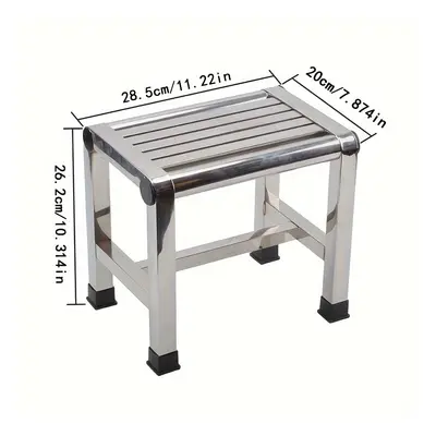 Tabouret en Inoxydable Polyvalent - Épais, & Antidérapant Utilisation Intérieure/Extérieure