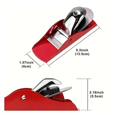 TEMU Râpe à bois miniature en acier SK5, rabot à fond plat portatif, outil à main d'ébénisterie 