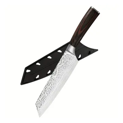 TEMU Couteau de chef japonais XYJ Gyuto, couteau de cuisine avec manche ergonomique et étui, cad