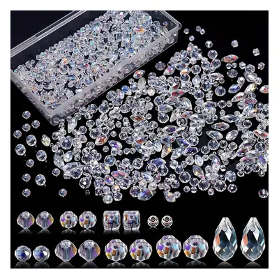 TEMU Ensemble de Perles en Verre Cristal pour la Fabrication de Bijoux DIY - Idéal pour , Bracel