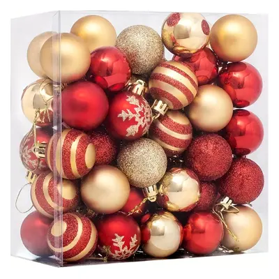 TEMU Ensemble de décoration de Noël festif : boules décoratives assorties pour votre arbre - Com