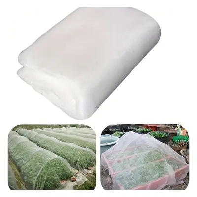 Couverture de plante en PVC, 100% Blanc, Filet de jardin, Barrière pour oiseaux et insectes, Sac